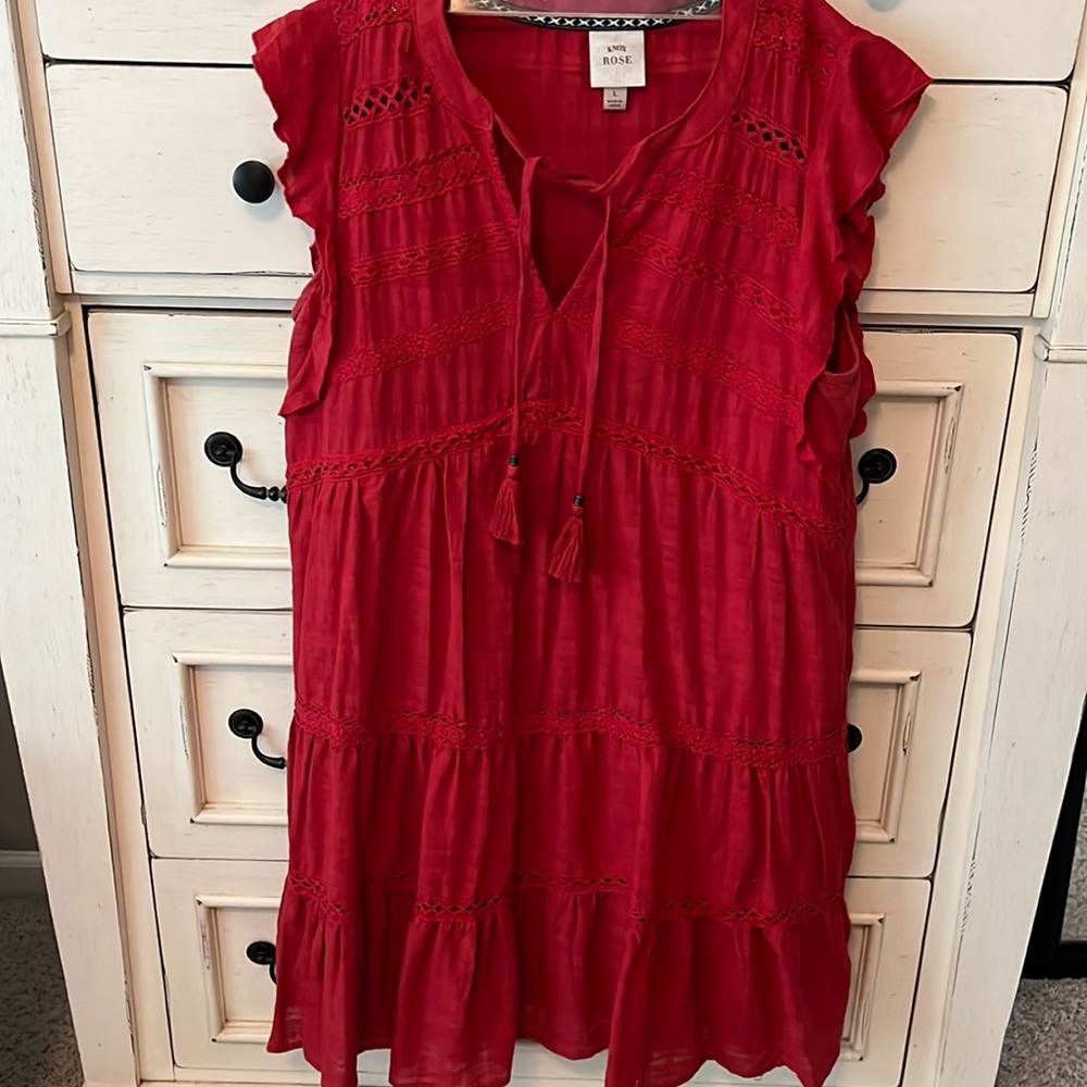 Knox Rose tiered lace dress